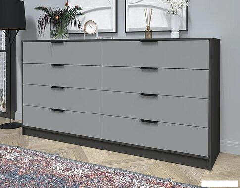 Комод Интерлиния Концепт КТ-К197 (серебро/антрацит)