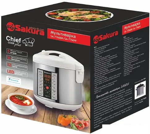 Мультиварка Sakura SA-7766W