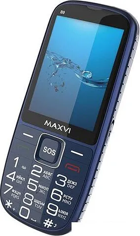 Мобильный телефон Maxvi B9 (синий)