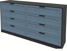 Комод Интерлиния Концепт Тренд КТ-К197 (антрацит/дуб лазурный)