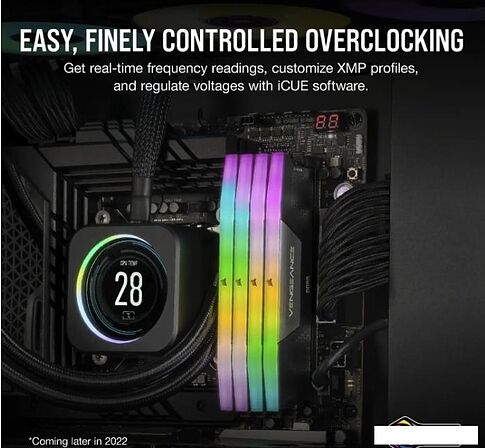 Оперативная память Corsair Vengeance RGB 2x16ГБ DDR5 7200 МГц CMH32GX5M2X7200C34