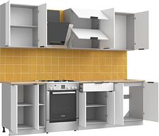 Готовая кухня Arvento АНТА-плюс 2м (белый)