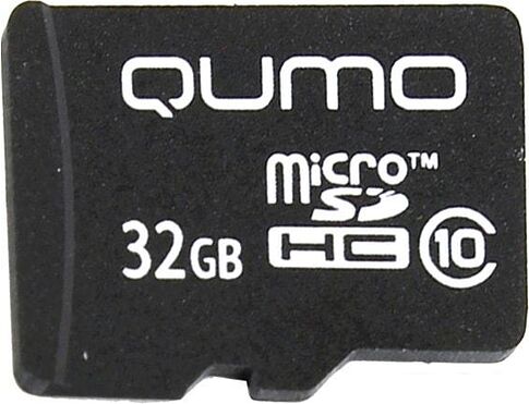 Карта памяти QUMO microSDHC QM32GMICSDHC10NA 32GB