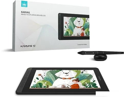 Графический монитор Huion Kamvas 12 (черный)