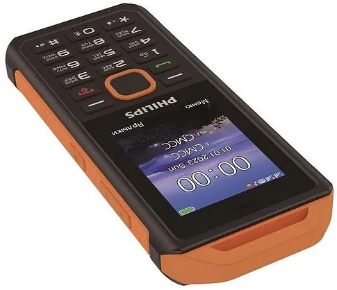 Кнопочный телефон Philips Xenium E2317 (желто-черный)