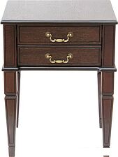 Тумба Мебелик Васко В 118Н (темно-коричневый/патина)