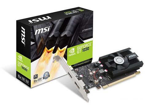 Видеокарта MSI GeForce GT 1030 LP OC 2GB GDDR5 [GT 1030 2G LP OC]