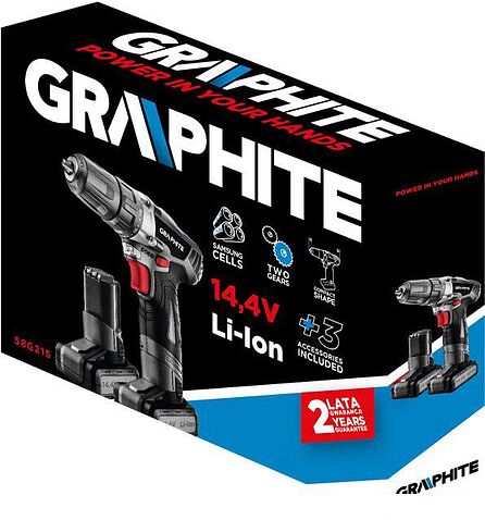 Дрель-шуруповерт GRAPHITE 58G215