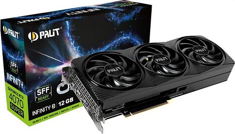 Видеокарта Palit GeForce RTX 4070 Super Infinity 3 OC NED407ST19K9-1043S