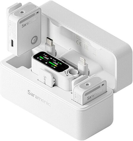Радиосистема Saramonic Ultra (c 2 петличными микрофонами, белый)