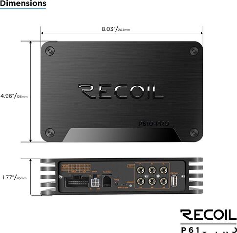 Автомобильный усилитель Recoil P610-PRO