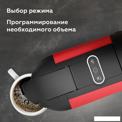 Капсульная кофеварка BQ CM3000 (черный/красный)