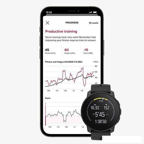 Умные часы Suunto 9 Peak Titanium (синий гранит)