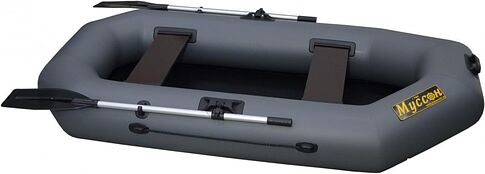 Гребная лодка Муссон S-240 (серый)