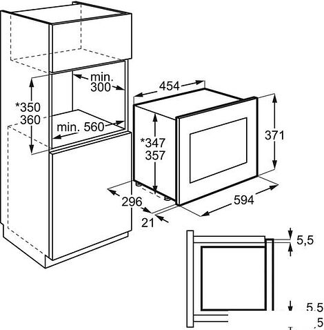 Микроволновая печь AEG MBB1756SEM