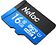 Карта памяти Netac P500 Standard 16GB NT02P500STN-016G-R (с адаптером)