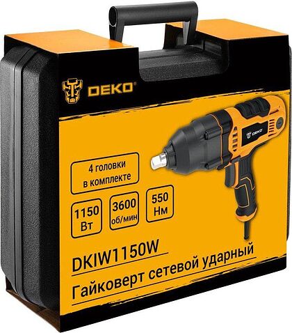 Гайковерт Deko DKIW1150W 084-1055 (кейс)
