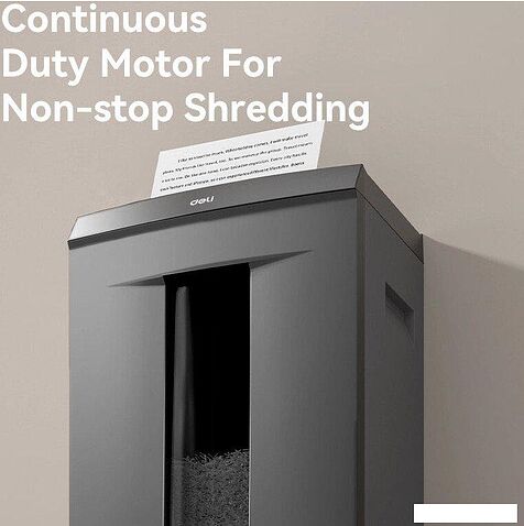 Шредер Deli ET095 (серый)