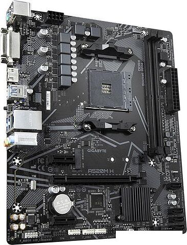 Материнская плата Gigabyte A520M H (rev. 1.0)
