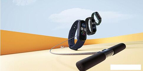 Фитнес-браслет Xiaomi Mi Smart Band 5 (черный, международная версия)