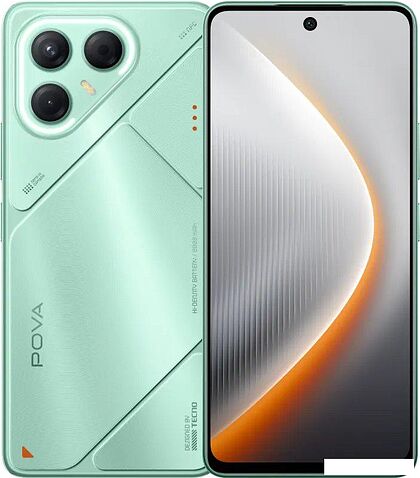 Телефон Tecno Pova 7 5G 8GB/256GB (зеленый оазис)