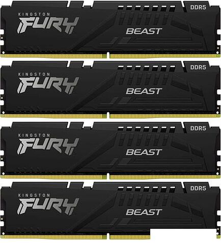 Оперативная память Kingston FURY Beast 4x16ГБ DDR5 5200 МГц KF552C40BBK4-64
