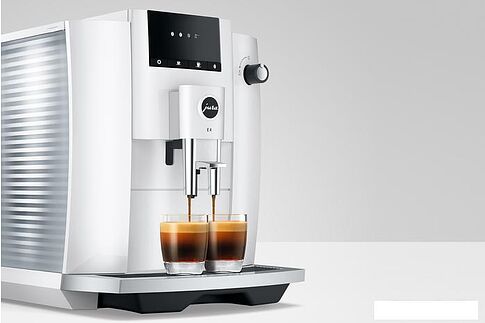 Эспрессо кофемашина JURA E4 Piano White EA (15433)