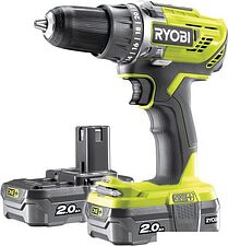 Дрель-шуруповерт Ryobi R18DD3-220S 5133003348 (с 2-мя АКБ 2 Ah, сумка) Дрель-шуруповерт Ryobi R18DD3-220S 5133003348 (с 2-мя АКБ 2 Ah, сумка)
