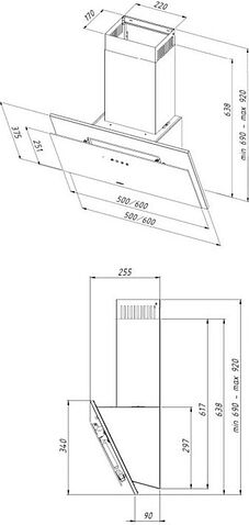 Кухонная вытяжка Akpo Juno eco 50 WK-11 (серый)