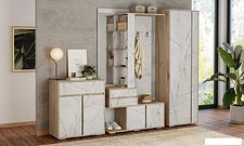 Комод Речицадрев Дарья глубина 350мм Р377.04 (дуб нокс лайт/персидский мрамор)