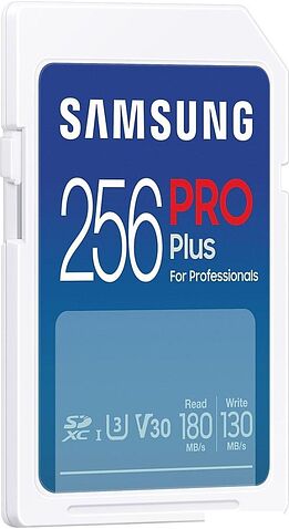 Карта памяти Samsung PRO Plus 2023 SDXC 256GB (с кардридером)