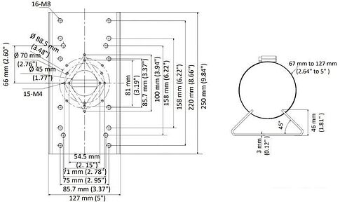 Кронштейн Hikvision DS-1275ZJ-SUS
