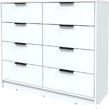 Комод Интерлиния Концепт КТ-К117 (белый платинум/белый платинум)