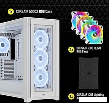 Корпус Corsair iCUE 5000X RGB QL Edition CC-9011233-WW Корпус Corsair iCUE 5000X RGB QL Edition CC-9011233-WW