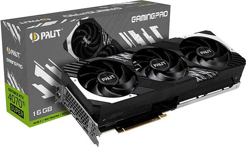 Видеокарта Palit GeForce RTX 4070 Ti Super GamingPro 16GB NED47TS019T2-1043A