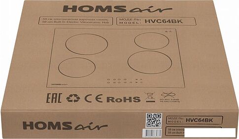 Варочная панель HOMSair HVC64BK