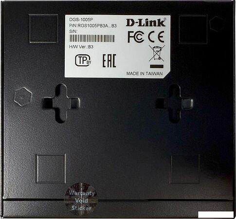 Неуправляемый коммутатор D-Link DGS-1005P/B3A