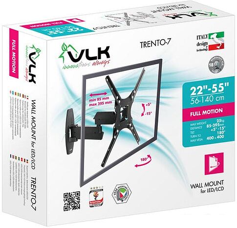 Кронштейн VLK Trento-7 (черный)