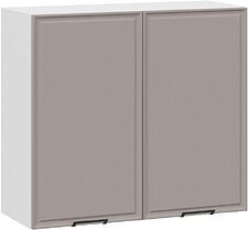 Шкаф навесной Трия Белладжио 1В8 (белый/софт капучино) Шкаф навесной Трия Белладжио 1В8 (белый/софт капучино)