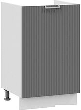 Шкаф напольный Трия Кимберли 1Н5М (белый/титан) Шкаф напольный Трия Кимберли 1Н5М (белый/титан)