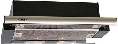 Кухонная вытяжка Elikor Интегра 50П-400-В2Л (черный/нержавеющая сталь)