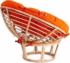 Кресло TetChair Papasan Eco P115-1/SP STD (натуральный/оранжевый)