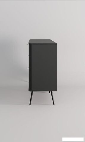 Тумба Arvento Rondo 2D3S (графит/дарк грей)