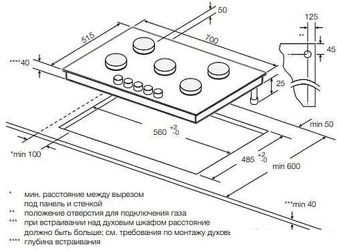 Варочная панель Graude GS 70.1 S