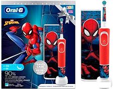 Электрическая зубная щетка Oral-B Spiderman D100.413.2KX 4210201419686 Электрическая зубная щетка Oral-B Spiderman D100.413.2KX 4210201419686