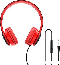 Наушники Borofone BO5 (черный/красный)