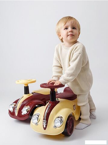 Каталка Amarobaby Retro AB24-7RT/0804 (красный/желтый)