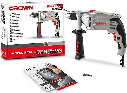 Ударная дрель Crown CT10130 420190