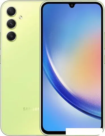 Смартфон Samsung Galaxy A34 5G SM-A346E/DSN 6GB/128GB (лайм)