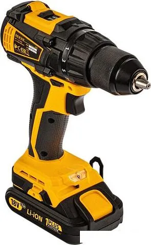 Дрель-шуруповерт Denzel BLDL-IB-IB-18-02 (с 2-мя АКБ, кейс)